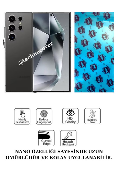 foxpower Samsung S24 Ultra Uyumlu Nano Cam Ekran Koruyucu