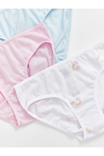 LC Waikiki Elastic Waist Girl's Panties 3-Piece