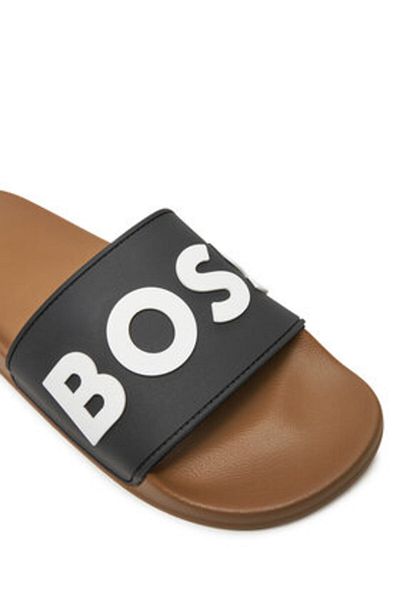BOSS men's flip flops 50498241 natural