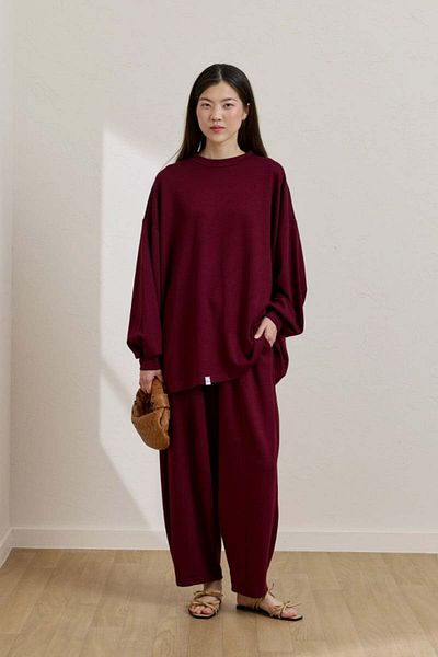 Ceylan Otantik Burgundy Shalwar Suit