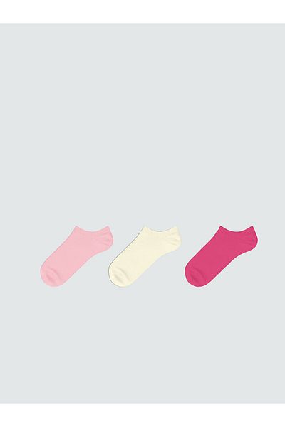 LC Waikiki Women's Plain Booties Socks 3-Pack