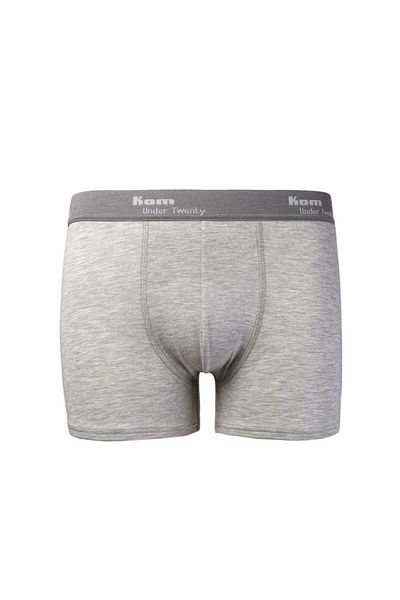 Kom Tight Cotton-Modal 2-Pack Men's Boxers Gray