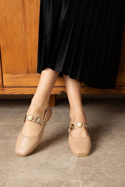 Esil Moda Women's Buckle Ballerina Shoes