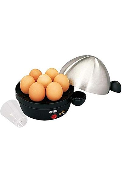 Orbit 7 Piece Egg Boiler - SS, Black & Silver
