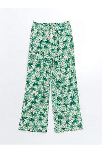 LC Waikiki Girls' Trousers with Elastic Waist