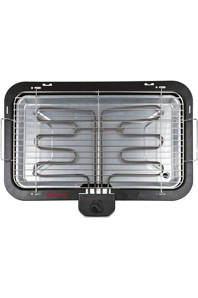 Girmi Gratar Girmi BQ2100 cu suport, 2200 W, plita mare 51 x 30 cm, element de incalzire din otel inoxidab