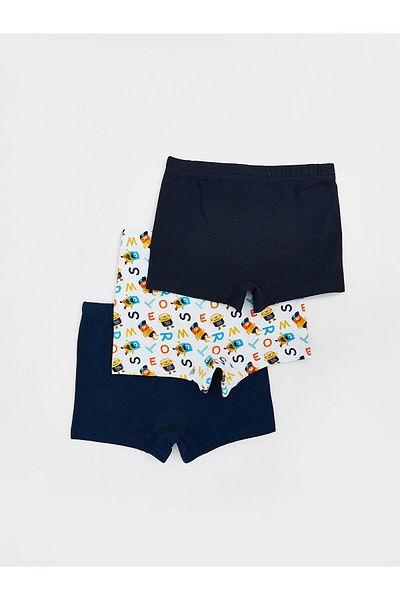 LC Waikiki Basic Cotton Boy's Boxer Set of 3