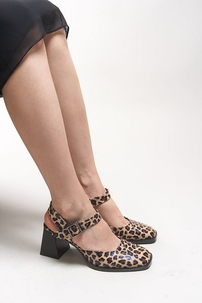 Riccon Aelliania Γυναικεία Παπούτσια με τακούνι 00124450 Leopard