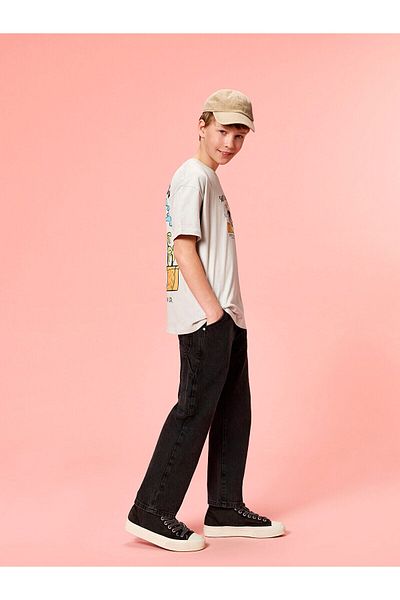 LC Waikiki Boy's Jeans Pants with Adjustable Elastic Waist