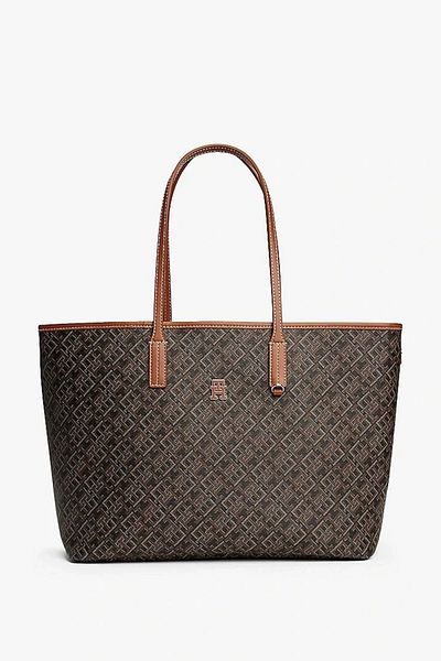 Tommy Hilfiger Monoplay Leather Tote Bag