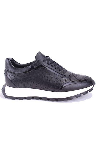 DAGOSTER Dma78-24210 Black Orthopedic Daily Sports Men's Leather Shoes