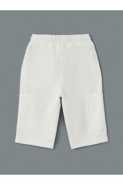 LC Waikiki Elastic Waist Basic Boy's Cargo Shorts