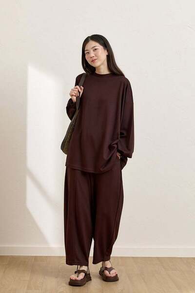 Ceylan Otantik Bitter Brown Shalwar Suit