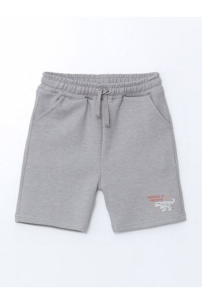 LC Waikiki Printed Boys' Shorts with Elastic Waist