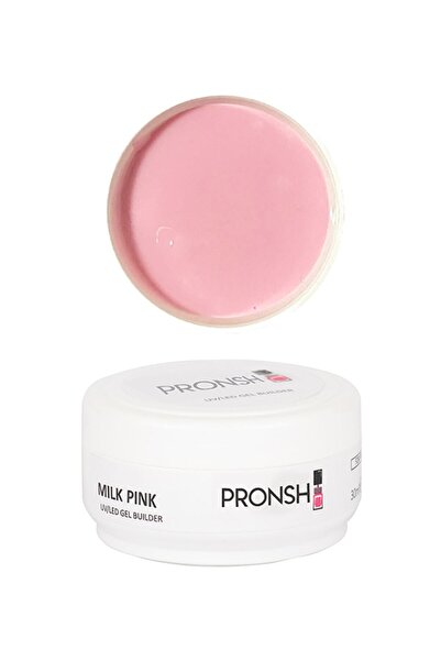 Pronsh Builder Jel 30ml Milk Pink (sütlü Pembe) Protez Tırnak Jeli , Protez N...
