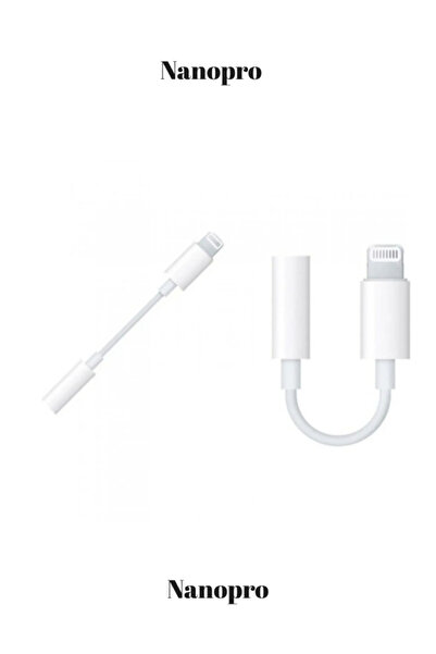 Nanopro Iphone 7-8 Plus X Xs 11-12-13-14 Pro Uyumlu Şarj Ve Kulaklık Dönüştürücü
