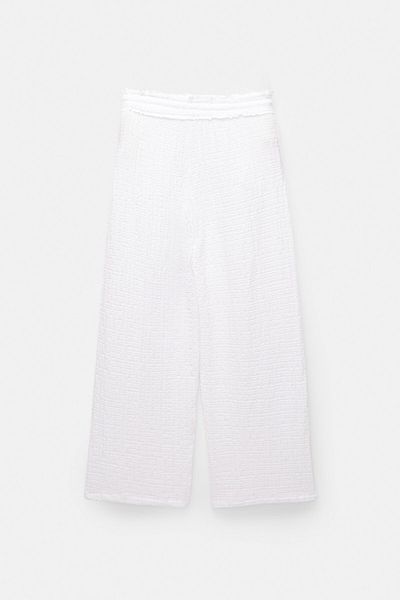 Pull & Bear Rustic trousers with elasticated waistband