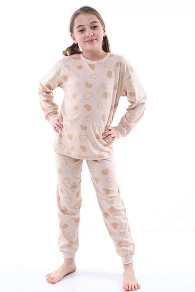 ZUZUNGA Deer Patterned Girl's Pajama Set