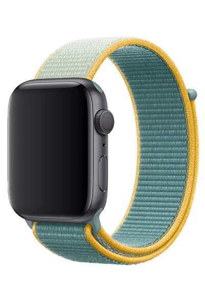PSGT Apple Watch Uyumlu Seri: 1/2/3/4/5/6/7/8/9/se 38-40-41mm Ve Seri10-11 (42MM) Kordon Spor Loop Hasır