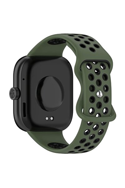 Dmay Mi Band 8 Pro / 9 Pro Uyumlu Delikli Yumuşak Sport Silikon Kordon