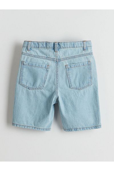 LC Waikiki Pantaloni scurți de jeans pentru băieți cu talie reglabilă
