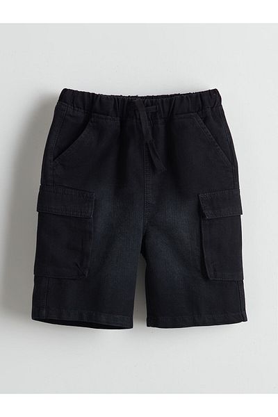 LC Waikiki Elastic Waist Boy Jean Shorts