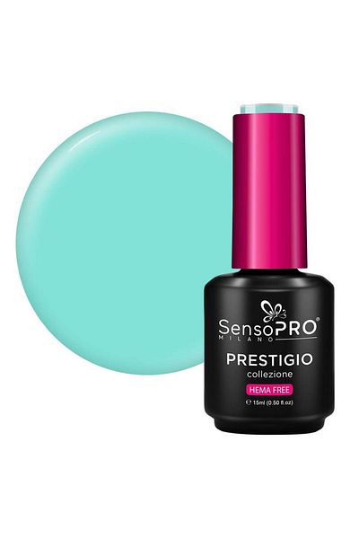 SensoPRO Milano Oja semipermanentă Prestigio - Albastru Lagoon 15ml