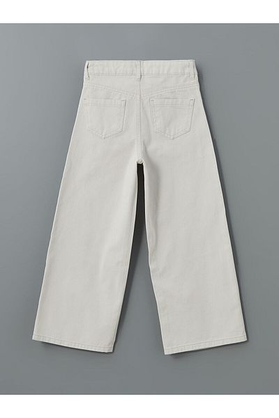 LC Waikiki Girl's Pants with Adjustable Elastic Waist