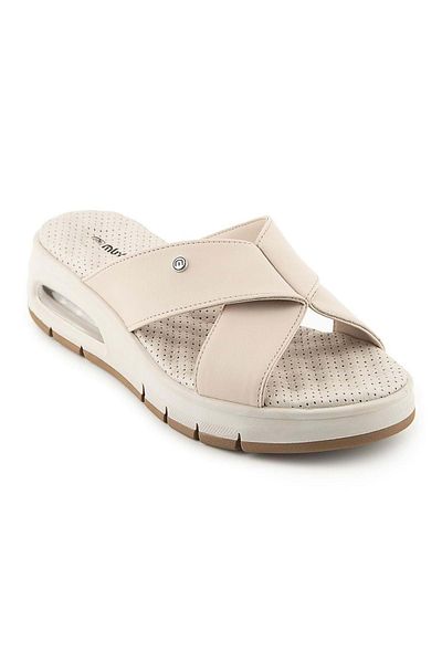 Muya Kihi Anatomical Air Max Sole Heel Spur Women's Slippers Cream