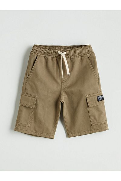 LC Waikiki Boys' Cargo Shorts with Elastic Waist