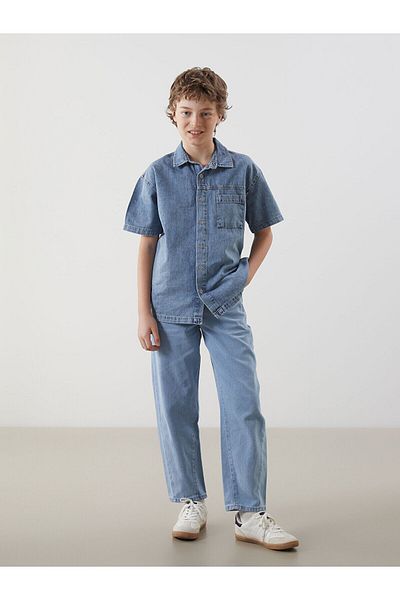 LC Waikiki Boy's Jeans Pants with Adjustable Elastic Waist