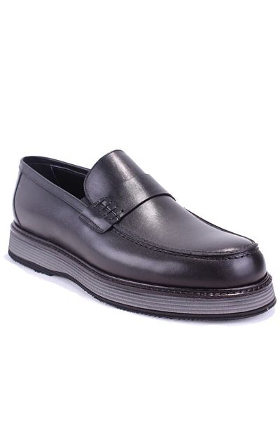 DAGOSTER Dma78-20823 Black Orthopedic Classic Sports Men's Leather Shoes