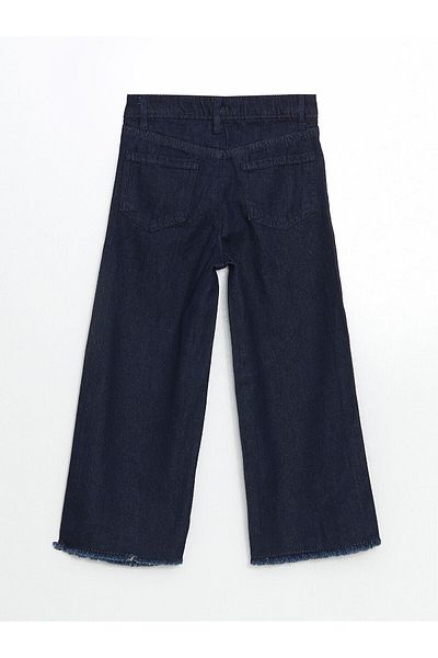 LC Waikiki Girl's Jeans Pants with Adjustable Elastic Waist