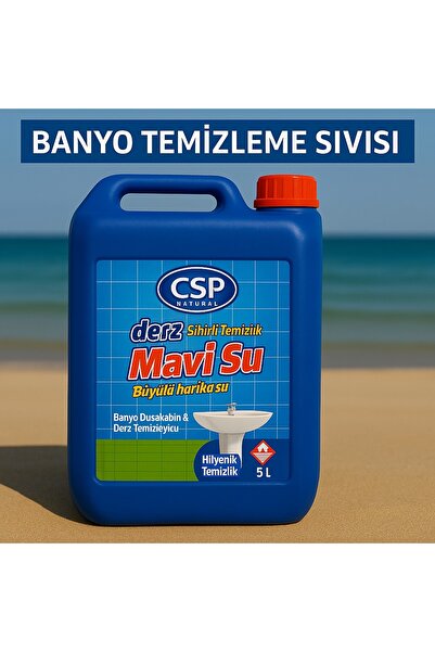 CSP Naturel Sihirli Muhteşem Mavi Su Duşakabin Ve Fayans Temizleyici 5 L