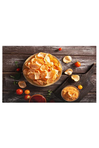 StoryGift Romania Canvas Print - Crunchy Delicacies - The Perfect Snacks For A Relaxing Evening
