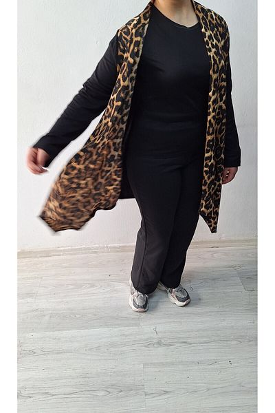 Belirteç Parven Leopard Cardigan
