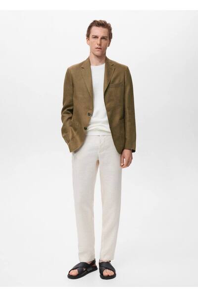 MANGO Man %100 keten slim fit Salerno blazer ceket