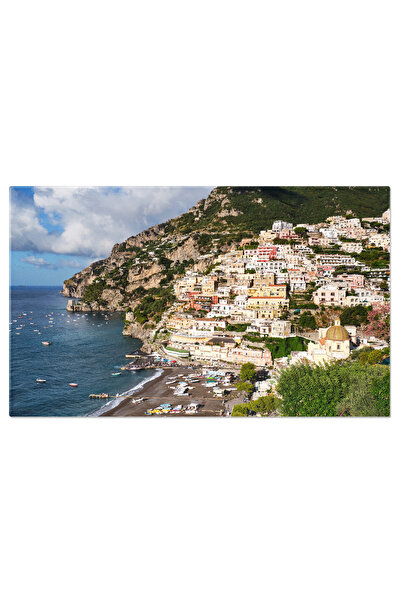 StoryGift Romania Tablou Canvas Statiunea turistica faimoasa Positano, peisaj...