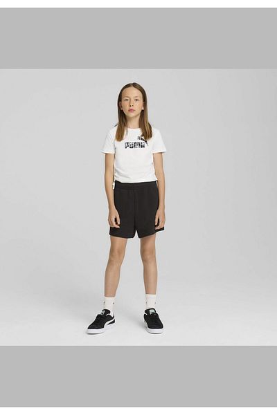 Puma Essentials Animal Logo Infill Knotted Tee Youth