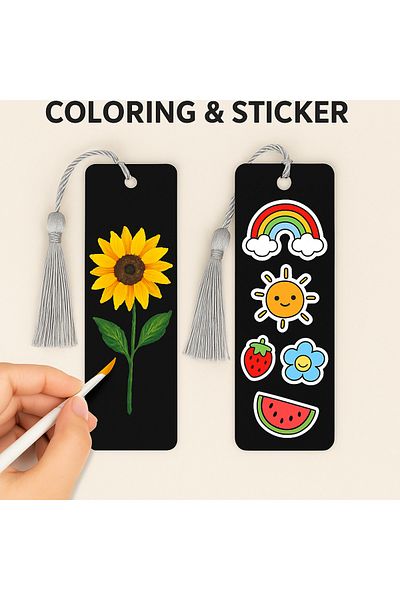 Pleksi Marketi Set de 15 semne de carte acrilice - NEGRU și design elegant - fără ciucuri și imprimeuri -