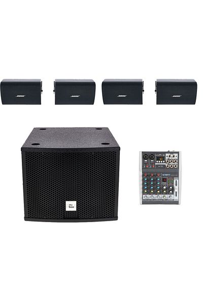 Bose Ambient audio system 4.1, Active subwoofer + 4 Bose FS2SE, Bluetooth, USB