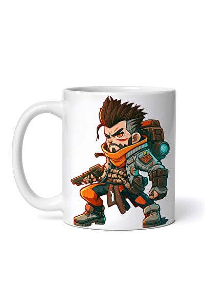 OEM Εξατομικευμένη λευκή κούπα, χαρακτήρας Street Fighter, INOVATIX®. 330ml