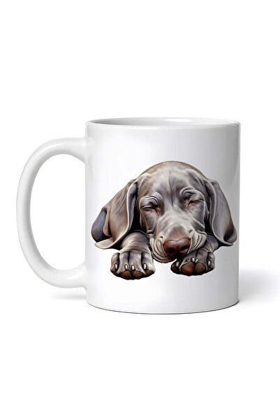 OEM Personalized white mug, Weimaraner, INOVATIX®. 330 ml