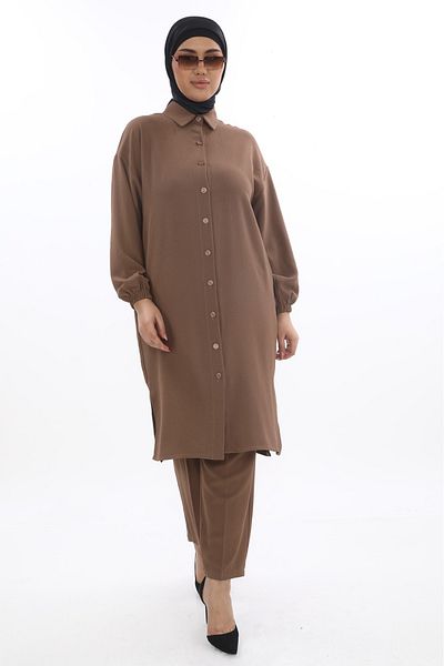 TUNİK Women's Double Tunic Suit with Pants