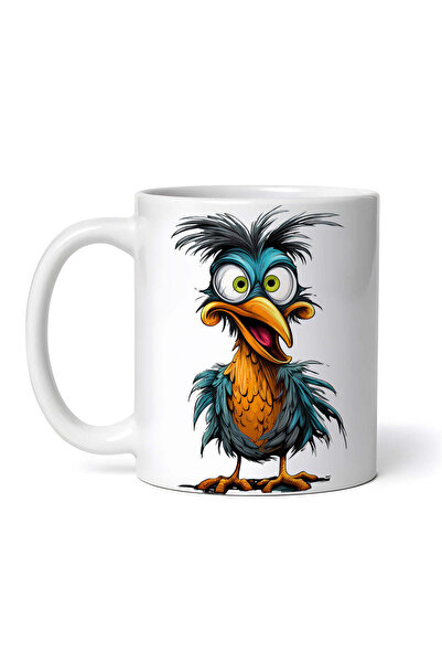 OEM Cană albă personalizată, Crazy Bird Eggo, INOVATIX®. 330ml