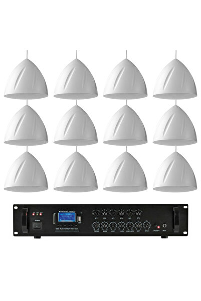 Audiosat Sistem boxe pendante albe Power Dynamics PDS40W, bluetooth, USB, FM