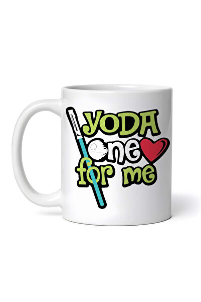 OEM Cană albă personalizată, Yoda one for me, INOVATIX®. 330 ml