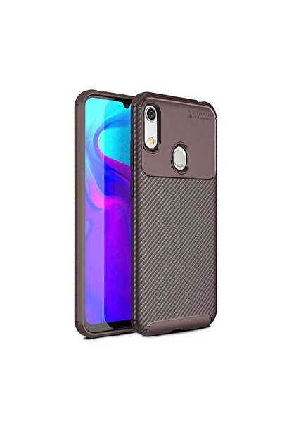 Smart Tech Huawei Y6S 2019 Uyumlu Karbon Desenli Negro Silikon Kılıf