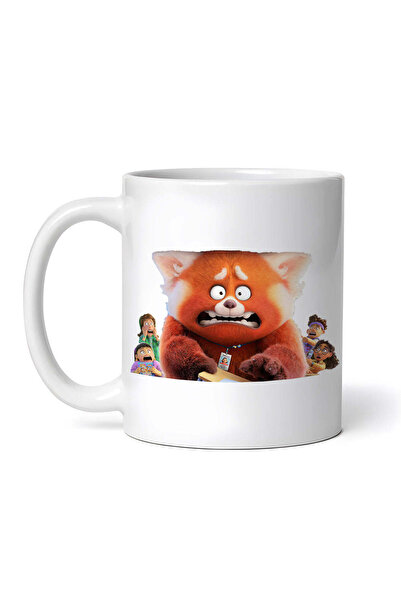 OEM Εξατομικευμένη λευκή κούπα, Turning Red Mei στο σχολείο, INOVATIX®. 330ml