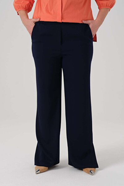 Gemko Fabric Trousers - Navy Blue